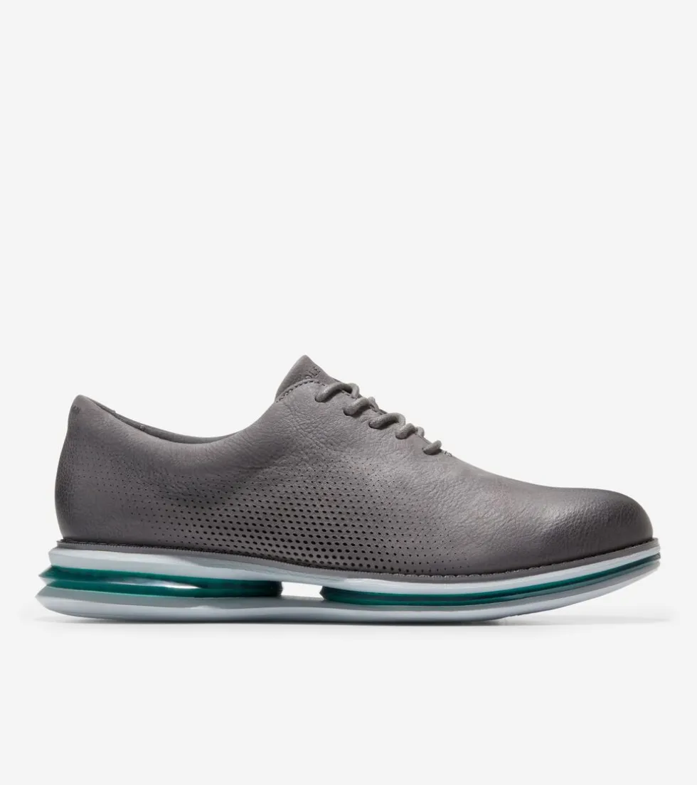 Cole Haan Dress Shoes|Oxfords*Men's ØriginalGrand Energy Twin Oxfords TornadoNubuck-Aventurine-HarborMist