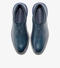 Cole Haan Dress Shoes|Oxfords*Men's ØriginalGrand Energy Twin Oxfords PacificBlue-DecemberySky