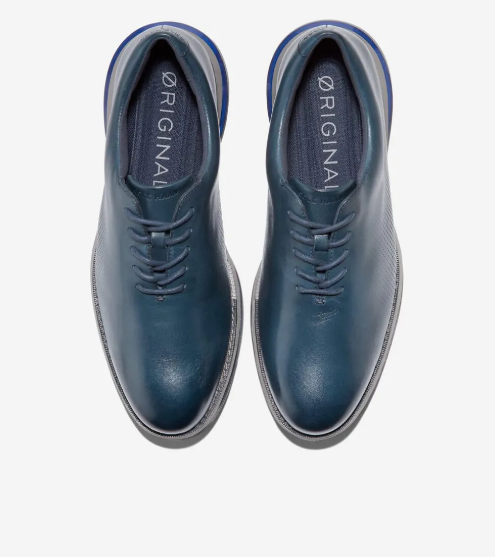 Cole Haan Dress Shoes|Oxfords*Men's ØriginalGrand Energy Twin Oxfords PacificBlue-DecemberySky