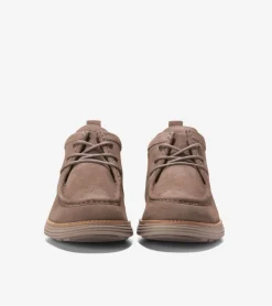 Cole Haan Boots*Men's &Oslash;riginalGrand Moc Toe Chukka Boots Lava-NaturalTan-IrishCoffee