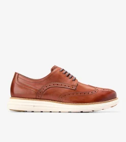 Cole Haan Extended Sizes & Widths|Dress Shoes*Men's &Oslash;riginalGrand Remastered Wingtip Oxfords Woodbury-Ivory