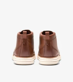 Cole Haan Extended Sizes & Widths|Dress Shoes*Men's ØriginalGrand Remastered Waterproof Chukka Boots Woodbury-Ivory