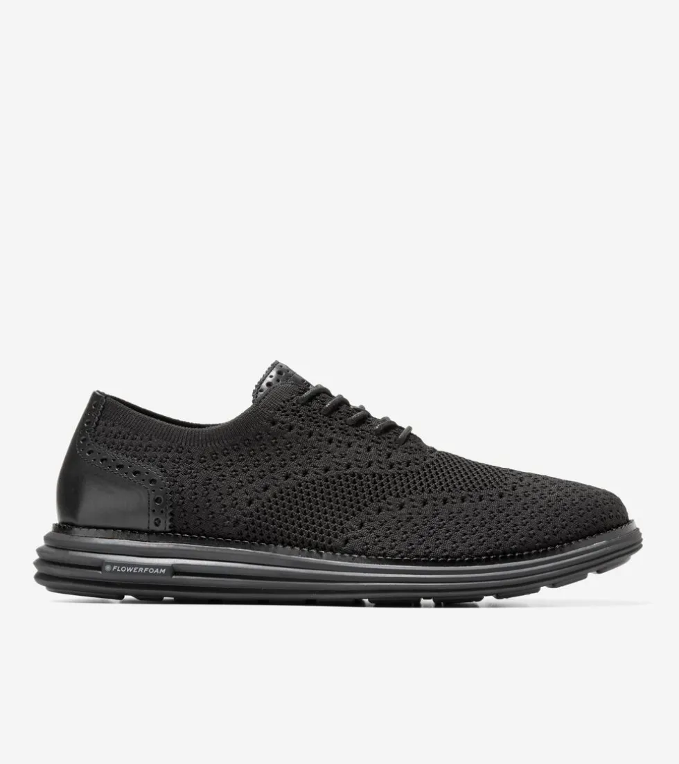 Cole Haan Extended Sizes & Widths|Dress Shoes*Men's ØriginalGrand Remastered Stitchlite™ Oxfords BlackStitchlite™