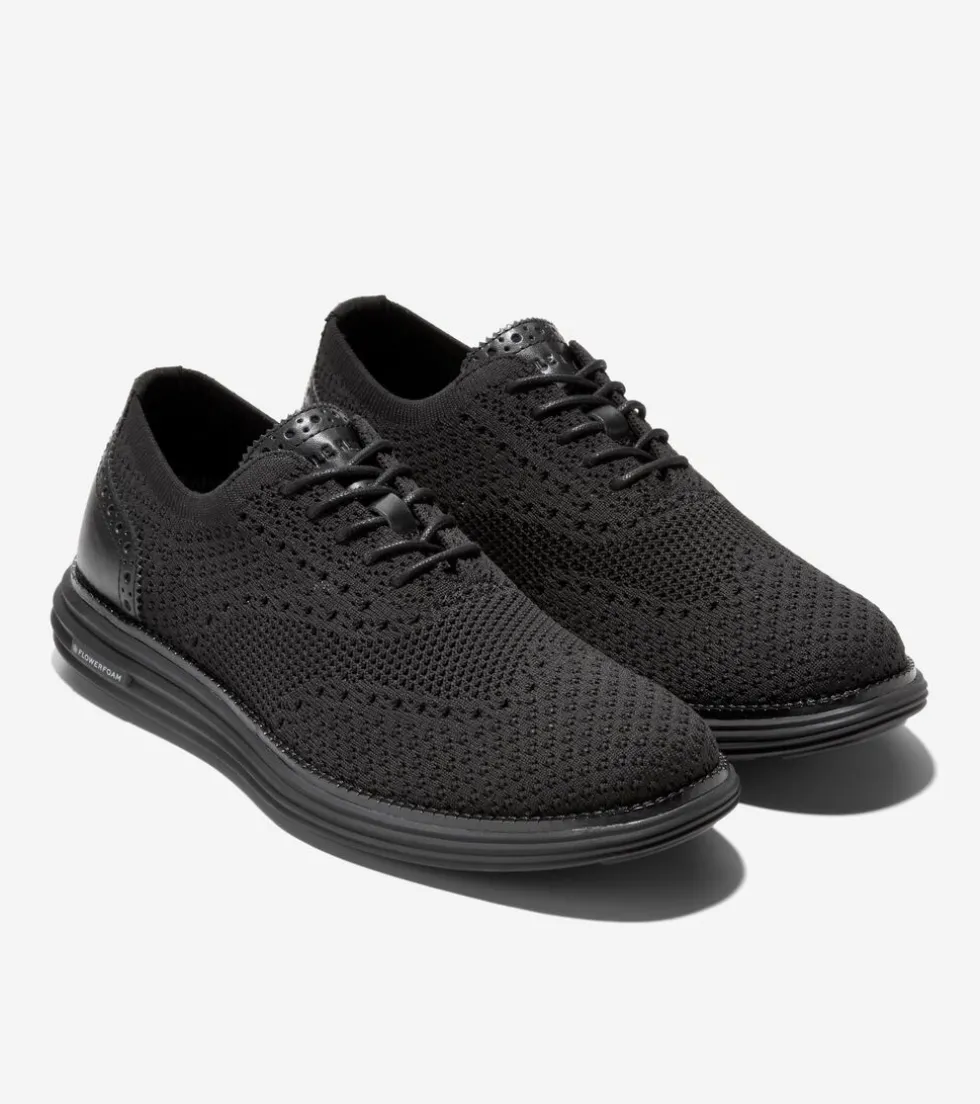 Cole Haan Extended Sizes & Widths|Dress Shoes*Men's ØriginalGrand Remastered Stitchlite™ Oxfords BlackStitchlite™