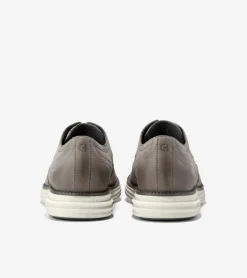 Cole Haan Extended Sizes & Widths|Oxfords*Men's ØriginalGrand Remastered Wingtip Oxfords Titanium-SilverBirch