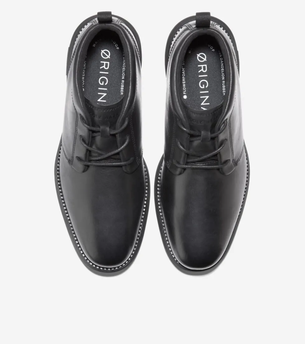 Cole Haan Extended Sizes & Widths|Dress Shoes*Men's ØriginalGrand Remastered Waterproof Chukka Boots Black