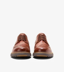 Cole Haan Extended Sizes & Widths|Dress Shoes*Men's &Oslash;riginalGrand Remastered Wingtip Oxfords Woodbury-Java