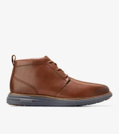 Cole Haan Extended Sizes & Widths|Dress Shoes*Men's &Oslash;riginalGrand Remastered Waterproof Chukka Boots Woodbury-DarkRoast