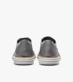 Cole Haan Extended Sizes & Widths|Dress Shoes*Men's ØriginalGrand Remastered Stitchlite™ Oxfords QuietShade-MicrochipGrayStitchlite™