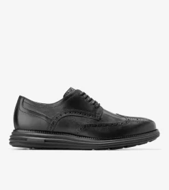 Cole Haan Extended Sizes & Widths|Dress Shoes*Men's &Oslash;riginalGrand Remastered Wingtip Oxfords Black