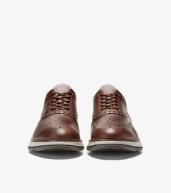 Cole Haan Dress Shoes|Oxfords*Men's &Oslash;riginalGrand Ultra Wingtip Oxfords Earthen-DoveGray-RosinGreen