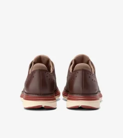 Cole Haan Dress Shoes|Oxfords*Men's ØriginalGrand Ultra Wingtip Oxfords DeepMahogany-IrishCoffee