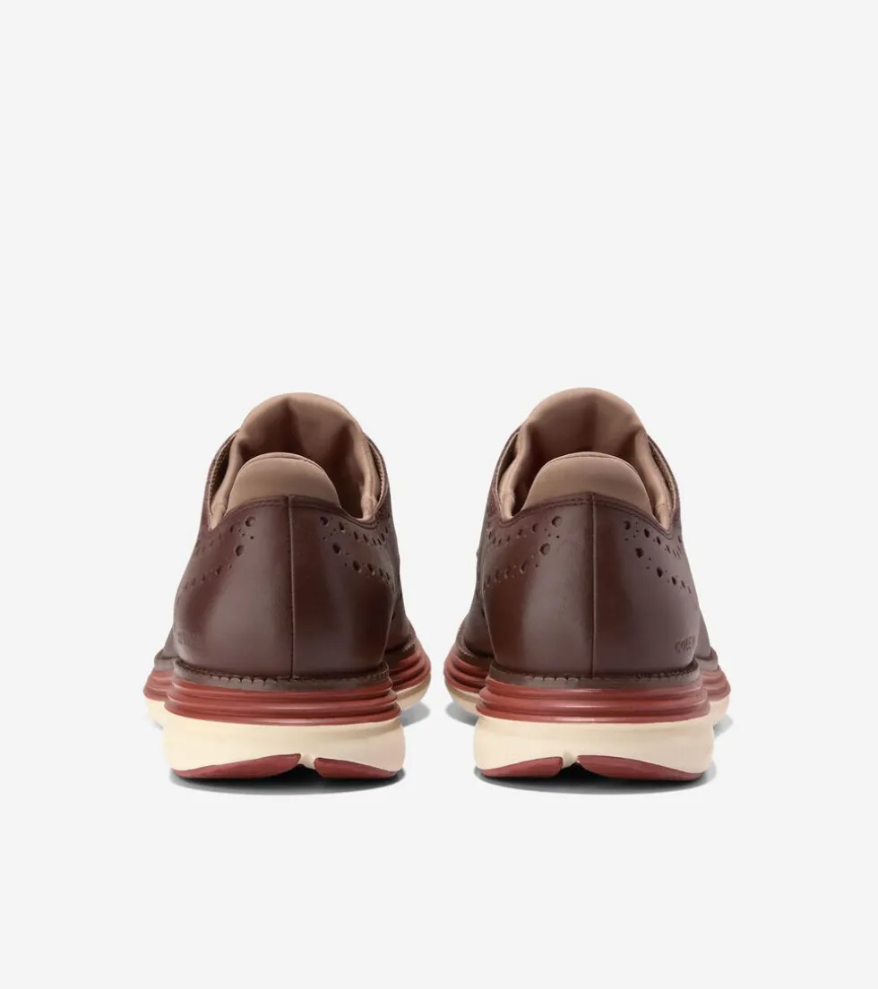 Cole Haan Dress Shoes|Oxfords*Men's ØriginalGrand Ultra Wingtip Oxfords DeepMahogany-IrishCoffee