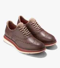 Cole Haan Dress Shoes|Oxfords*Men's ØriginalGrand Ultra Wingtip Oxfords DeepMahogany-IrishCoffee