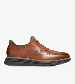 Cole Haan Dress Shoes|Oxfords*Men's &Oslash;riginalGrand Ultra Wingtip Oxfords WoodburyLeather-Java
