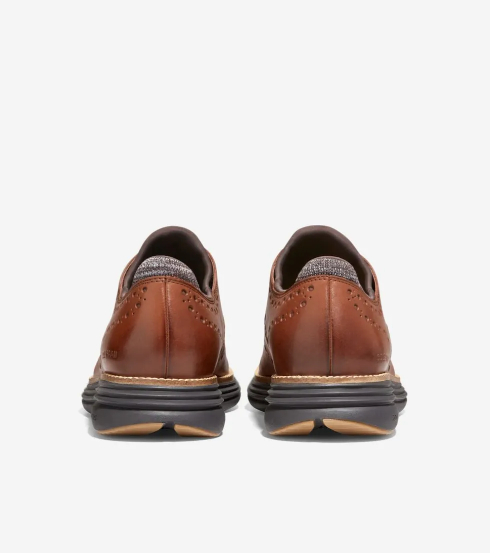 Cole Haan Dress Shoes|Oxfords*Men's ØriginalGrand Ultra Wingtip Oxfords WoodburyLeather-Java