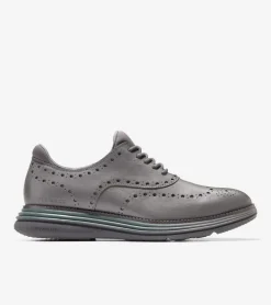 Cole Haan Dress Shoes|Oxfords*Men's &Oslash;riginalGrand Ultra Wingtip Oxfords DecemberSky-Pavement-Atlantic
