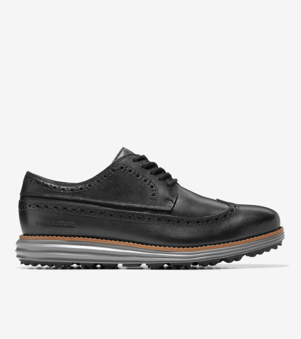 Cole Haan Golf Shoes|Oxfords*Men's ØriginalGrand Water-Resistant Golf Shoe Black-Natural-QuietShade