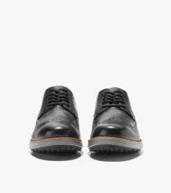 Cole Haan Golf Shoes|Oxfords*Men's &Oslash;riginalGrand Water-Resistant Golf Shoe Black-Natural-QuietShade