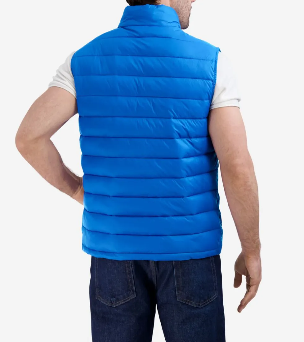 Cole Haan Vests|Outerwear*Men's Quilted Vest CobaltBlue