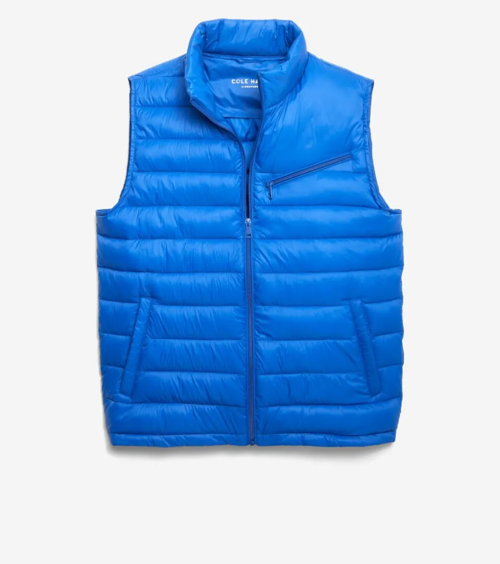 Cole Haan Vests|Outerwear*Men's Quilted Vest CobaltBlue