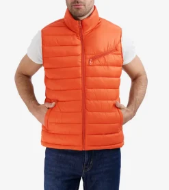 Cole Haan Vests|Outerwear*Men's Quilted Vest BurntOrange