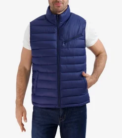 Cole Haan Vests|Outerwear*Men's Quilted Vest Navy