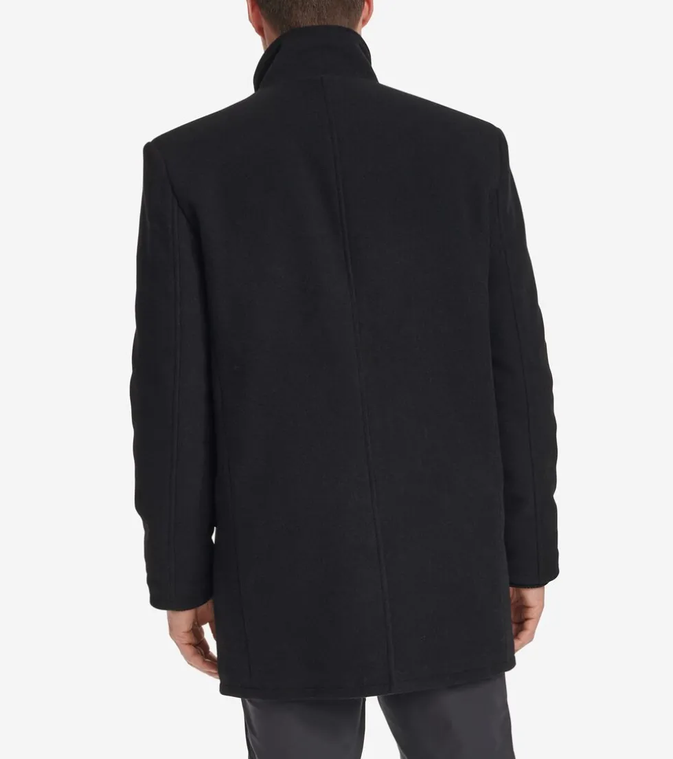 Cole Haan Wool Coats|Car Coats & Blazers*Men's Stand Collar Car Coat Black