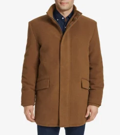 Cole Haan Wool Coats|Car Coats & Blazers*Men's Stand Collar Car Coat Camel
