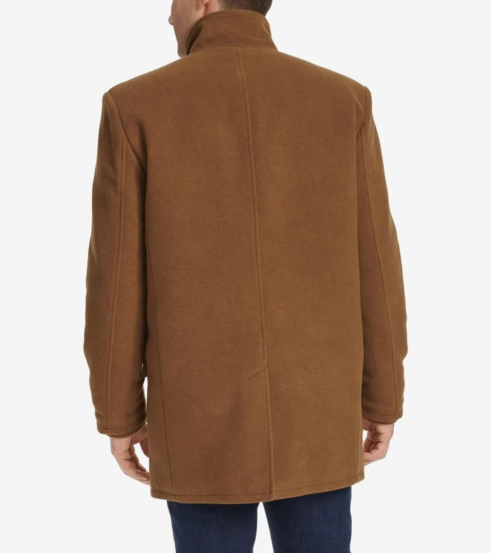 Cole Haan Wool Coats|Car Coats & Blazers*Men's Stand Collar Car Coat Camel