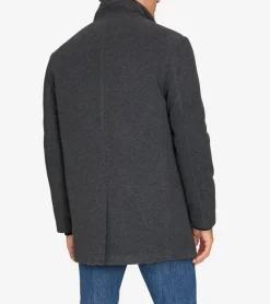 Cole Haan Wool Coats|Car Coats & Blazers*Men's Stand Collar Car Coat Charcoal