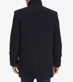 Cole Haan Wool Coats|Car Coats & Blazers*Men's Stand Collar Car Coat Navy