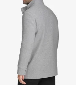 Cole Haan Wool Coats|Car Coats & Blazers*Men's Stretch Wool Coat Grey