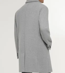 Cole Haan Wool Coats|Car Coats & Blazers*Men's Stretch Wool Top Coat LightGrey