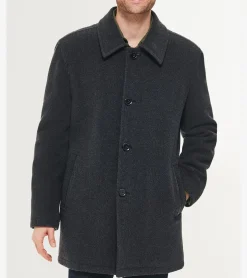 Cole Haan Wool Coats|Car Coats & Blazers*Men's Wool Car Coat Charcoal
