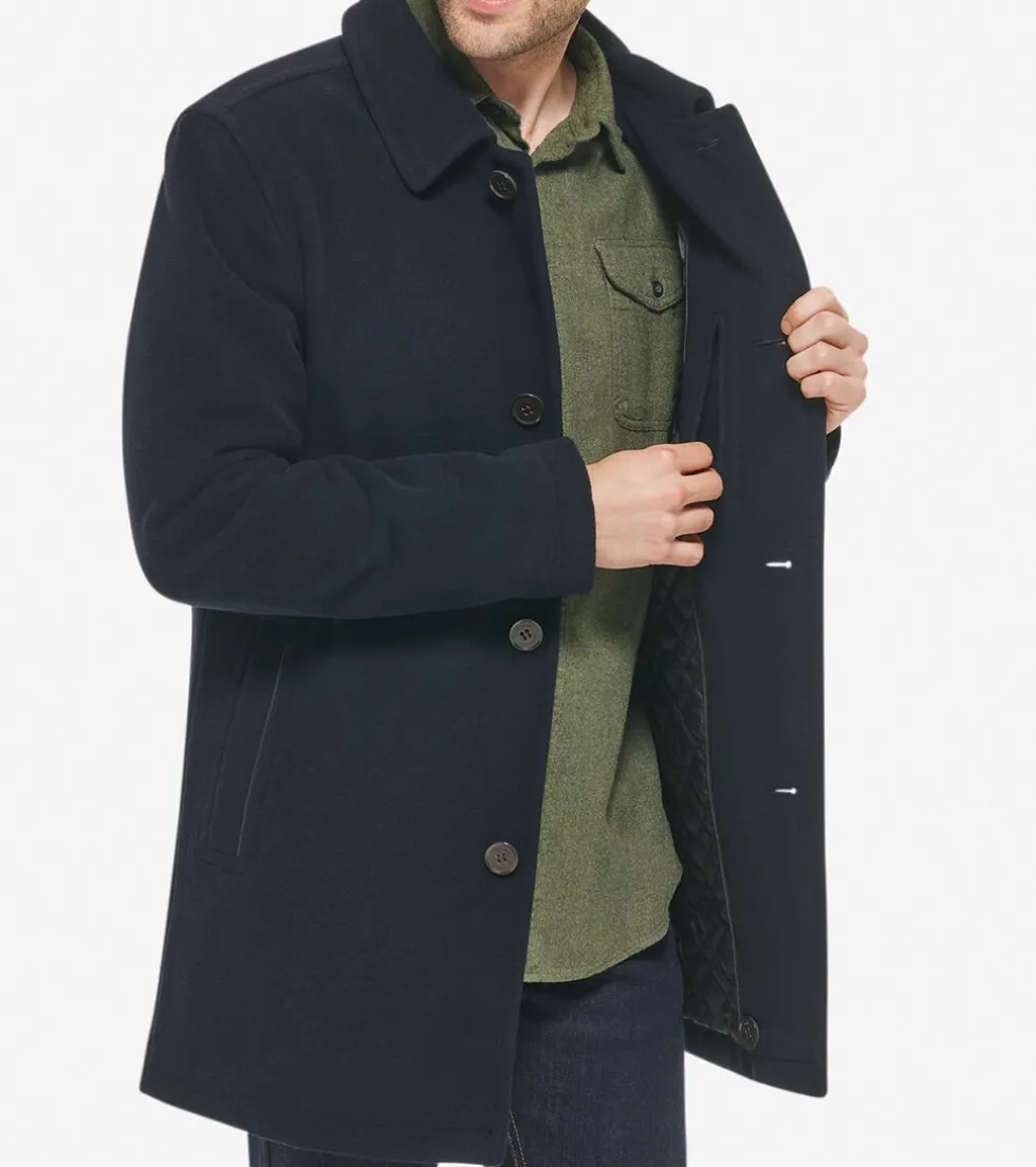 Cole Haan Wool Coats|Car Coats & Blazers*Men's Wool Car Coat Navy