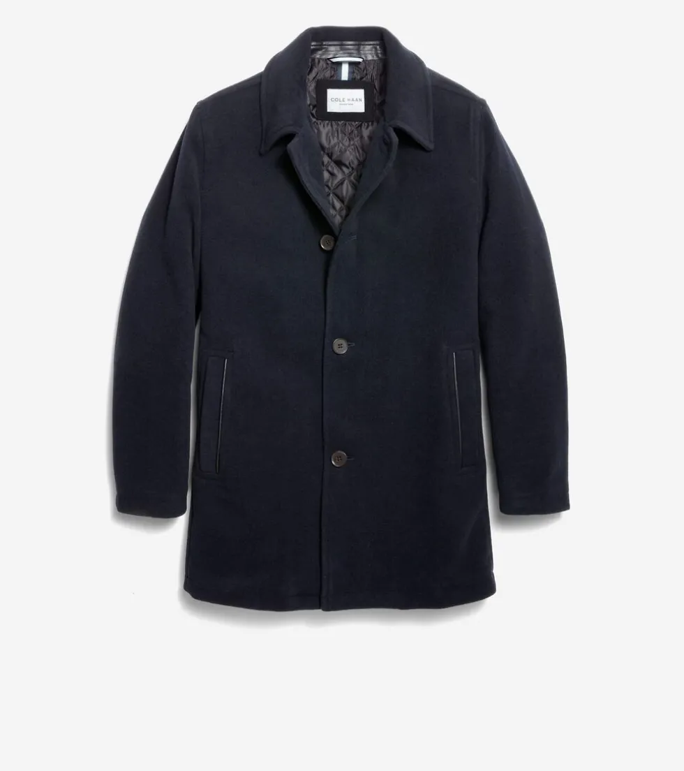 Cole Haan Wool Coats|Car Coats & Blazers*Men's Wool Car Coat Navy