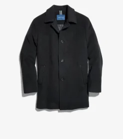 Cole Haan Wool Coats|Car Coats & Blazers*Men's Wool Cashmere Top Coat Charcoal