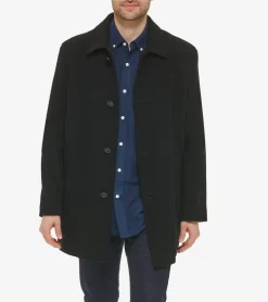 Cole Haan Wool Coats|Car Coats & Blazers*Men's Wool Cashmere Top Coat Black