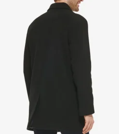 Cole Haan Wool Coats|Car Coats & Blazers*Men's Wool Cashmere Top Coat Black