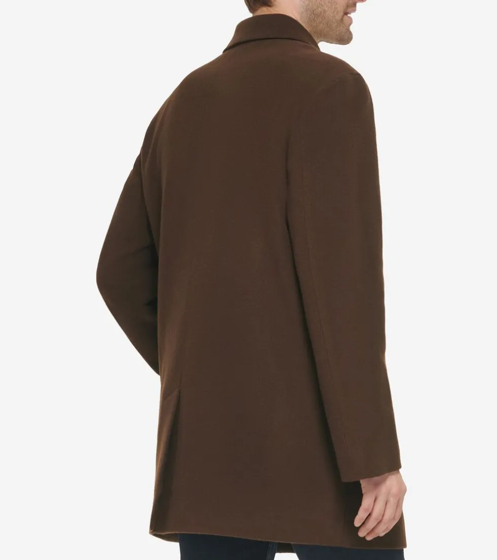 Cole Haan Wool Coats|Car Coats & Blazers*Men's Wool Cashmere Top Coat Espresso