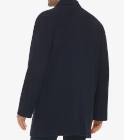Cole Haan Wool Coats|Car Coats & Blazers*Men's Wool Cashmere Top Coat Navy