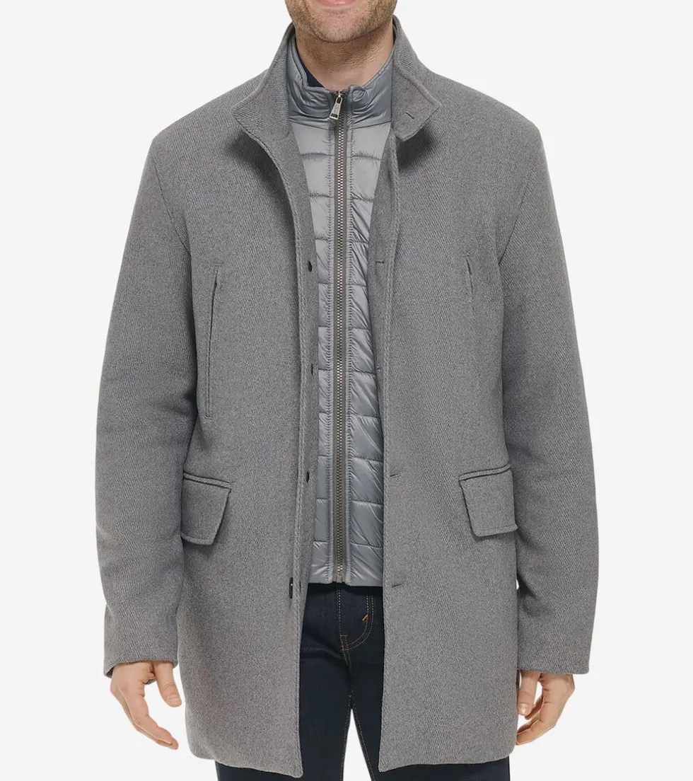 Cole Haan Wool Coats|Car Coats & Blazers*Men's Wool Coat LightGrey