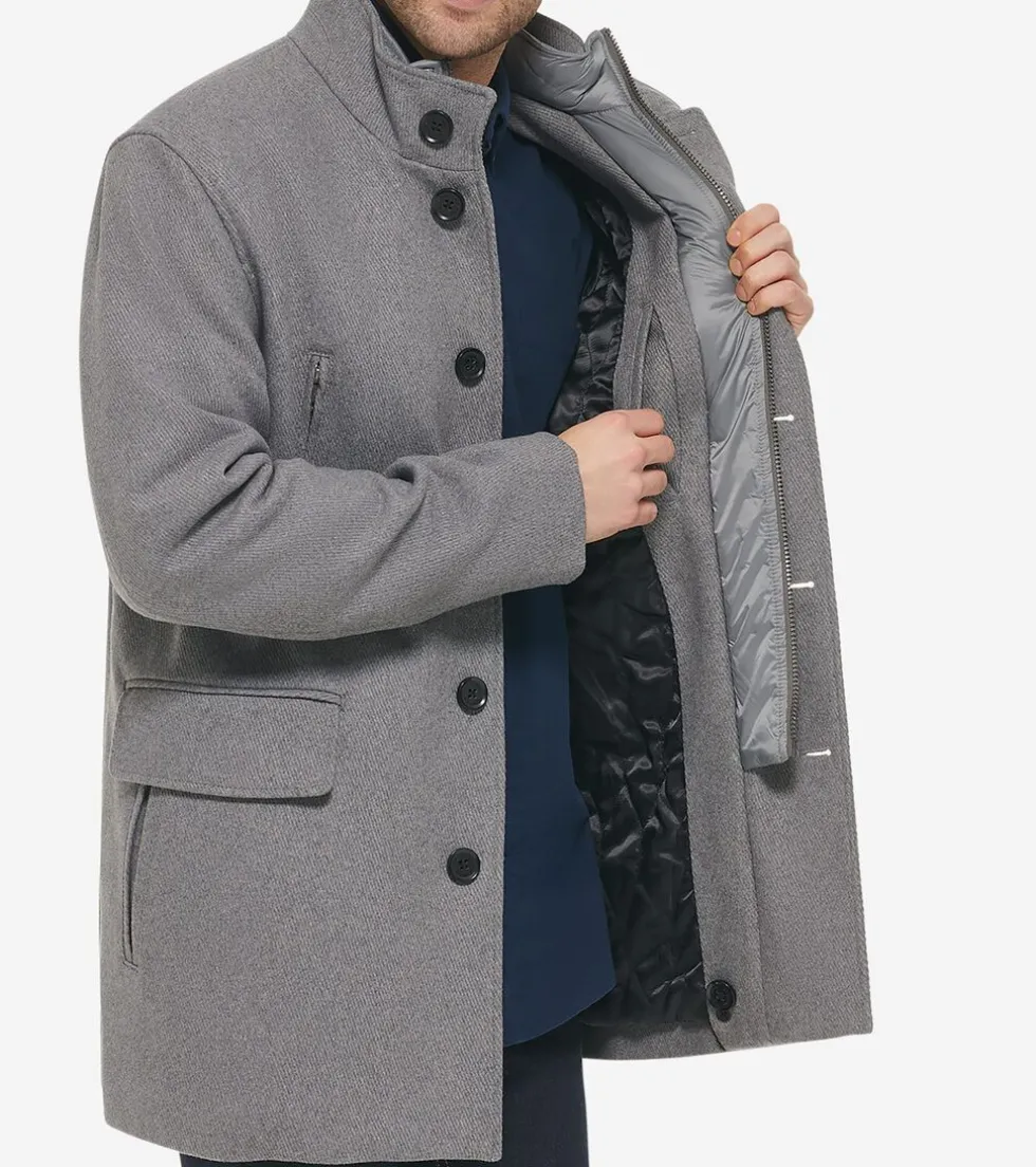 Cole Haan Wool Coats|Car Coats & Blazers*Men's Wool Coat LightGrey