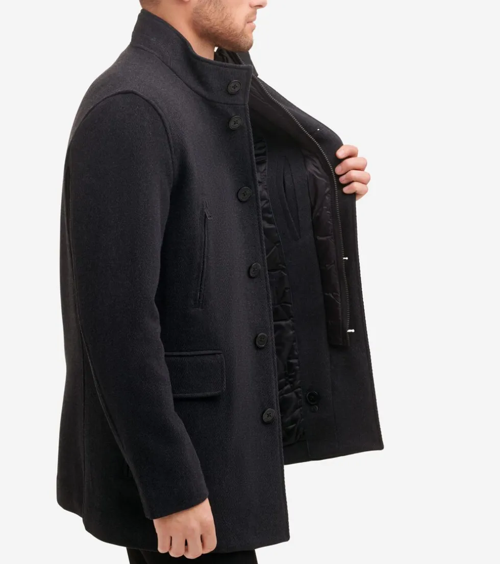 Cole Haan Wool Coats|Car Coats & Blazers*Men's Wool Coat Charcoal