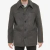 Cole Haan Wool Coats|Car Coats & Blazers*Men's Wool Patch Pocket Jacket Grey