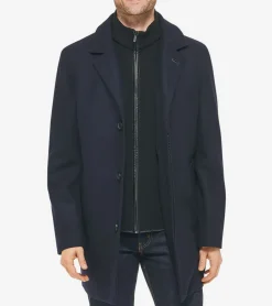 Cole Haan Wool Coats|Car Coats & Blazers*Men's Wool-Blend Car Coat Navy