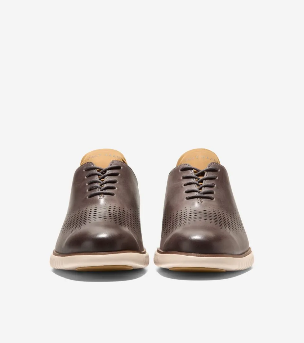 Cole Haan Extended Sizes & Widths|Dress Shoes*Men's 2.ZERØGRAND Laser Wingtip Oxfords Mulch-OxfordTan