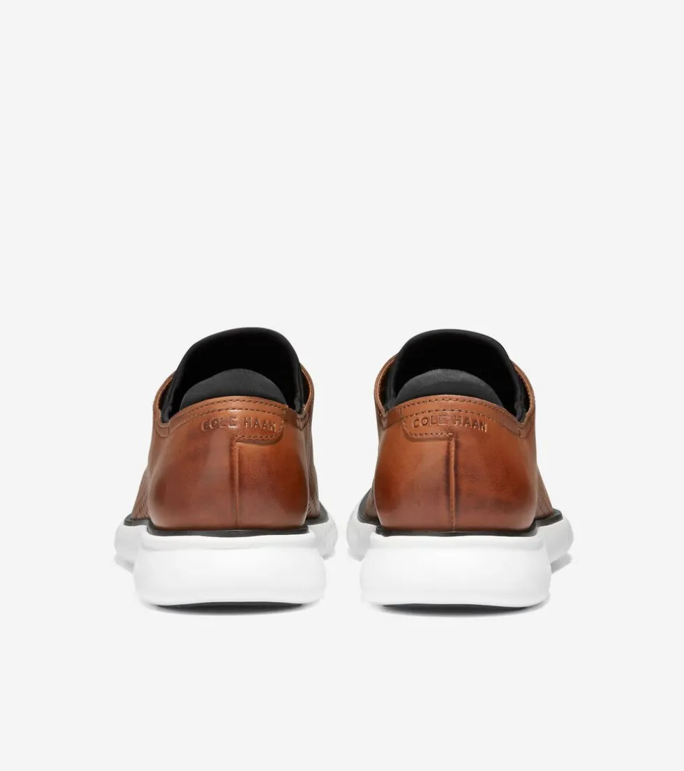 Cole Haan Extended Sizes & Widths|Dress Shoes*Men's 2.ZERØGRAND Laser Wingtip Oxfords BritishTan-Ivory