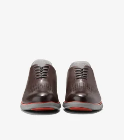 Cole Haan Extended Sizes & Widths|Dress Shoes*Men's 2.ZER&Oslash;GRAND Laser Wingtip Oxfords DarkChocolate-DecemberSky